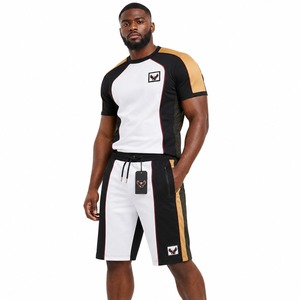 Ensemble de vêtements de sport décontractés pour hommes avec tissu extensible doux, conçu pour la marche, l'entraînement, les sports et un style décontracté au quotidien - Product Image 4