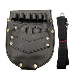 Étui professionnel pour outils de barbier, sac à ciseaux avec ceinture réglable en cuir PU, porte-ciseaux et tondeuses pour coiffeur. - Product Image 5