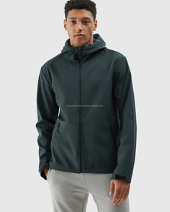 Veste Softshell Homme Légère Imperméable en Toile de Haute Qualité, Coupe Décontractée, Motif Décoratif, Coupe-Vent, Respirante, à Capuche, avec Lettres - Product Image 6
