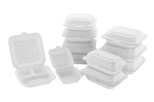 High Quality Food <b>Storage</b> <b>Box</b> 8in white ,Microwavable Plastic MFPP Meal containers - Product Image 5