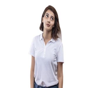 Camiseta Polo de algodón de verano para mujer, Top gráfico personalizado con cuello Regular, patrón 3D, Material de Cachemira vaquera, atuendo femenino - Product Image 1