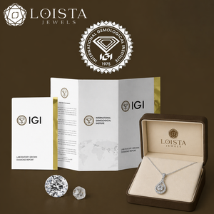 Collar de Diamantes Finos para Mujer, Oro Blanco de 14k, 5.55 Quilates, Corte Oval Brillante, Cuatro Puntas, Diamante Cultivado en Laboratorio, Collar Solitario - Product Image 4