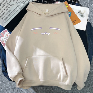 Sweat-shirt à capuche unisexe vert, imprimé dessin animé, coupe oversize, décontracté, pull en coton tricoté pour l'automne et l'hiver avec poche avant - Product Image 2