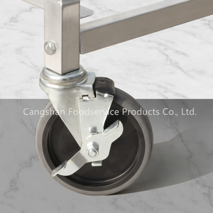 Support de rangement multifonctionnel en aluminium soudé pour bacs à pain, style américain, pour cuisine professionnelle Henry Foodservice - Product Image 4