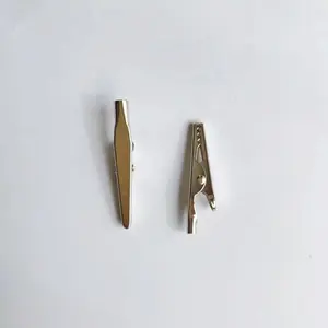 Morsetto di collegamento in metallo Mini Clip a coccodrillo clip a coccodrillo argento per biglietti da visita portafoto nota memo Clip