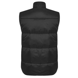 Gilet matelassé personnalisé OEM pour hommes – Veste sans manches en gros, gilet matelassé chaud pour hommes en tissu brillant et léger - Product Image 2