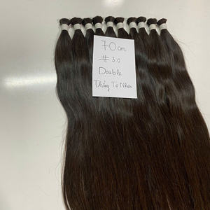 Extensiones de cabello a granel de extremo súper grueso 100% cabello humano vietnamita crudo de alta calidad para proveedores mayoristas - Product Image 6