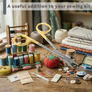 Tijeras de Precisión de Alta Calidad de 4.5 Pulgadas, Mini Tijeras para Manualidades, Mango Dorado TC, Acero Inoxidable, Certificación CE ISO, OEM/ODM - Product Image 6