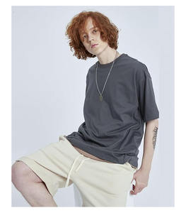 Camisetas de Hombre de Manga Corta, Personalizadas con Logotipo, 100% Algodón, 300GSM, Tejido Transpirable, Corte Holgado, Estampadas, Talla Grande - Product Image 3