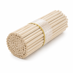 EFS Solid Wood Dowel Natural Polished DIY Crafts Home Decoration <b>Freestanding</b> Customizable - Product Image 3