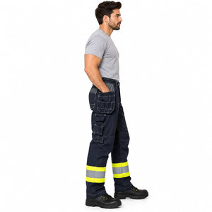 Pantalones de Trabajo de Seguridad Reflectantes de Alta Visibilidad para Hombre, Hechos a Medida, con Logotipo Personalizado - Product Image 2