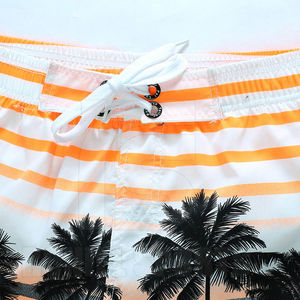 กางเกงว่ายน้ำชายแบบแห้งเร็ว ป้องกันรังสียูวี ระบายอากาศได้ดี เป็นมิตรกับสิ่งแวดล้อม สำหรับใส่เล่นน้ำชายหาดหรือใส่ลำลอง รุ่นใหม่ปี 2025 ลายพิมพ์แบบซับลิเมชั่น - Product Image 3