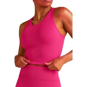 Chaleco Deportivo Personalizado al por Mayor para Mujer, Tallas Grandes, Transpirable, de Spandex/Poliéster, Top de Yoga con Diseño Frontal Lavado para Fitness y Gimnasio - Product Image 1