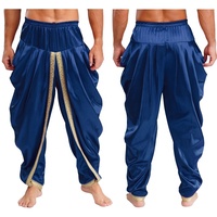 Pantalon Dhoti en satin pour homme Pantalon décontracté pour les vacances Fête à thème Tenue quotidienne décontractée Mariages Plage Maison Fête à thème Événements