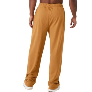 Pantalones de Lona de Pierna Ancha para Hombre Elite 2026, Cierre con Cordón, Lavado Claro, Cintura Elástica, Casuales, Transpirables, 100% Algodón, Forro Polar para Invierno - Product Image 3