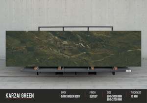 Dalles de porcelaine 80x240 80x300 80x320 aspect marbre, finition polie mate, épaisseur 9mm 12mm, GVT PGVT, émaillées, vitrifiées, pour sol - Product Image 3