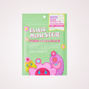 Mascarilla facial de colágeno, producto auténtico de la tienda DANCING WHALE, mascarilla de colágeno PDRN Ellifit Wonderland Monster, paquete de 7 mascarillas en lámina - Product Image 1