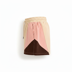 Shorts pour hommes solides avec cordon de serrage, taille mi-haute, décontractés, écologiques, respirants, 100% polyester - Product Image 4