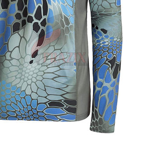Chemise de pêche à séchage rapide, respirante, légère, protection UV, vêtements de pêche en plein air, manches longues, tissu anti-humidité - Product Image 5