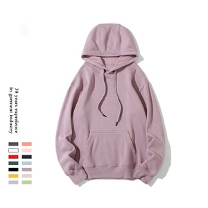 Sweat-shirt à capuche en laine naturelle pour femme, pull-over Long tricoté, chaud, ample - Product Image 1