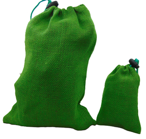 Wholesale Lowellcraft Custom Logo Nature Color Jute Gift <b>Pouch</b> Jewelry Packing Storage Hessian Hemp <b>Drawstring</b> Christmas - Product Image 1