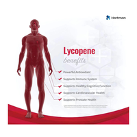 Capsules de lycopène, complément alimentaire pour adultes, soutient la santé cellulaire, renforce l'immunité, protège contre l'oxydation