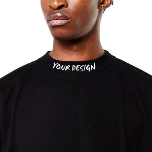 Camisetas HSI Extra Grandes Negras Lisas, Camisetas Casuales al por Mayor para Hombre, Hechas en Pakistán, de Secado Rápido, 100% Algodón - Product Image 2