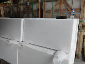 Pierre de pavé naturelle en cristal blanc vietnamien poli pour hôtel de luxe, parc extérieur, comptoir de cuisine, dessus de meuble de salle de bain - Product Image 2