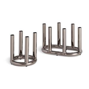 Candélabre moderne fait main multi-tubes, design géométrique minimaliste, centre de table de luxe pour hôtel, décoration de table pour mariage et fête - Product Image 2