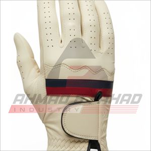 Guantes de Golf Unisex de Cuero Cabretta de Grado Profesional, Transpirables, Antideslizantes, Impermeables, Colores Personalizados, Venta al Por Mayor - Product Image 1