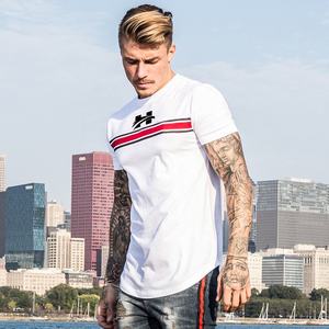 Camiseta 100% de algodón de alta calidad para hombre con estampado personalizado con logotipo de su marca, camisetas de verano para hombre - Product Image 2