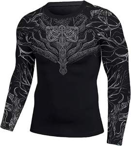 Fabricante de Ropa de Alta Calidad, Camiseta Raglán de Manga Larga para Hombre, Corte Ajustado - Product Image 3