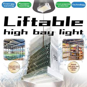 Système d'éclairage industriel robuste ultra-résistant à l'humidité, avec connectivité sans fil longue portée et protection antirouille pour entrepôts et usines. - Product Image 2