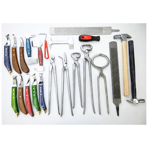 Made Horse Hoof Farrier Trimming Tools Farrier Tools Hoof <b>Trimmers</b> Nipper Horseshoe Hammer clincher Nail <b>Trimmer</b> Hoof Cutters - Product Image 5