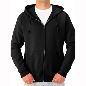 Sudaderas con Capucha Personalizadas de Alta Calidad de 380 g/m² para Hombre, con Cierre, Logotipo Bordado e Impreso, Sudaderas con Cierre de Algodón para Unisex - Product Image 2