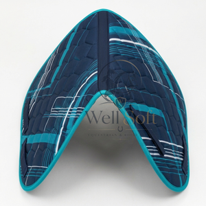 Tapis de selle imprimé unique avec motifs sublimés vifs, rembourrage doux et matériaux durables pour l'équitation moderne - Product Image 6