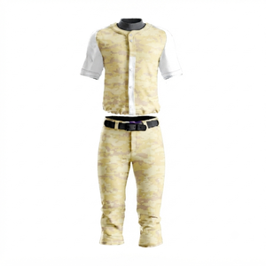 Uniforme de béisbol para hombre de alta calidad con diseño sólido, a la venta en línea, último diseño de uniforme de béisbol a precio económico, sublimación completa. - Product Image 2