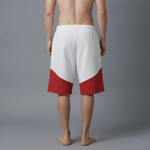 Shorts Cargo Homme Tendance Streetwear à Taille Élastique, Décontractés et Respirants en Coton 100% avec Panneaux Latéraux pour l'Été - Product Image 3