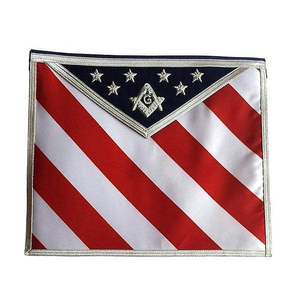 Delantal de Regalia Hecho a Mano con Acabado Liso, Adorno Decorativo y Correa Ajustable, Diseñado para Uniformes Ceremoniales y Eventos - Product Image 3