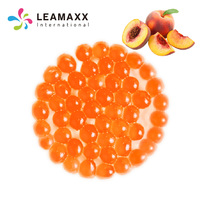Leamaxx Peach Bursting Boba Tapioca 15 Popping Juice Balls Zoet & Zuur 15% Echt Sap 3,2kg Taiwan Bubble Tea Topping
