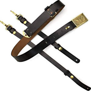 Ceintures de reproduction pour hommes d'affaires en cuir de vachette 100 % véritable, personnalisées en gros - Product Image 1