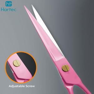 Ciseaux de coiffure professionnels en acier inoxydable trempé, à prix de gros, avec poignée décalée, durables et de qualité supérieure - Product Image 3