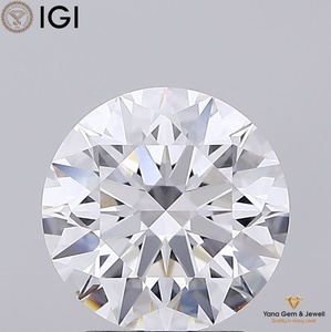 Diamant de laboratoire CVD certifié IGI, 2,50 carats, 8,63 mm, couleur E, clarté VVS1, taille ronde, pour centre de bague statement - Product Image 1