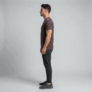 Wholesale Custom Men Graphic <b>95</b> Cotton <b>5</b> Spandex Compression T shirts <b>Elastane</b> Stretch Breathable Gym Short Sleeve T Shirt - Product Image 4