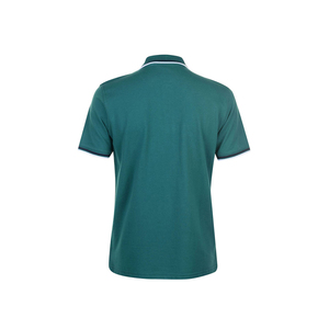 Men's Light Blue Polo Shirt Short Sleeve Solid Color Pique Knitted Breathable Casual Fit Regular Length Collared Top - Product Image 5