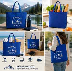 Heavy Duty Cotton <b>Canvas</b> <b>Tote</b> Bag Custom Printed Reusable Shopping Beach Travel Carry Bag Wholesale - Product Image 3
