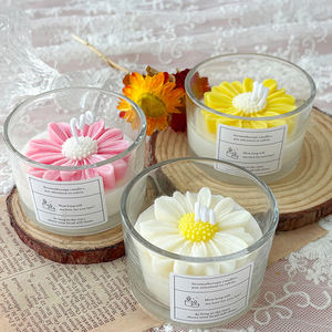 Vela de cera de soja novedad Margarita al por mayor Fresia perfumada hecha a mano respetuosa con el medio ambiente bajo MOQ decoración del hogar barras de Pascua - Product Image 6