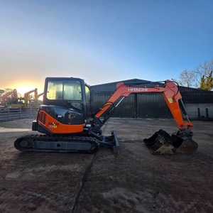 Mini-excavatrice Hitachi avec applications de terrassement polyvalentes pour l'installation de drainage, l'aménagement paysager et les petits projets de construction - Product Image 1