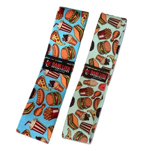 2025 Wholesale Custom Logo Hip Booty <b>Band</b> Elastic <b>Workout</b> Fabric Resistance <b>Bands</b> for Yoga Fitness Exercise - Product Image 1