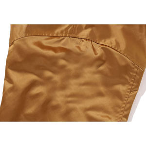 Veste universitaire en satin respirant de qualité supérieure avec patchs brodés de baseball réversibles, vente en gros de vestes universitaires en satin style Letterman - Product Image 3